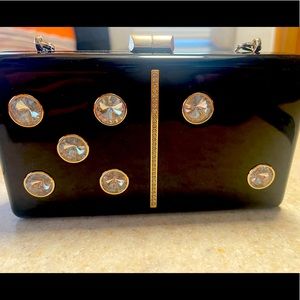 Kate spade domino clutch